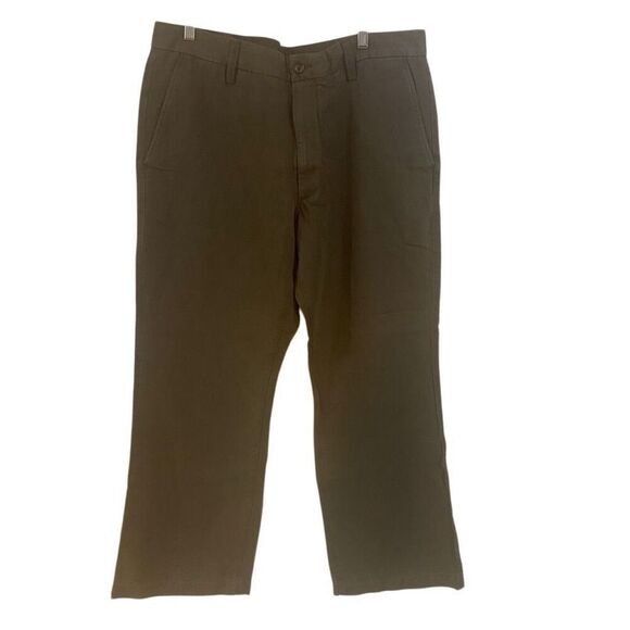 Banana Republic NWT greenish gray men’s size 38x32 bootcut low waist - Picture 1 of 5